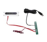 CHEOTIME Microphone intégré à la, 4 Matrices incorporées Microphone omnidirectionnelle avec Une Machine de Reconnaissance de la Parole de Support de Support réglable Blanc