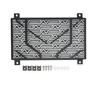 CHEOTIME Moto Radiateur Grille Inoxydable Noir Moto Réservoir D'eau Garde Acier Couvercle Du Réservoir D'eau De Remplacement pour 250 300 400 2018 (Noir)
