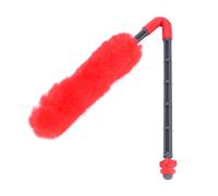 CHEOTIME Paintball Barrel Swab, Slick Stick with Soft Rubber Tip and Wool Absorbent Fluffy End Fast Paint Removal for 17.3mm 0.7in Inner Diam Barrel (Rouge)