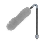 CHEOTIME Paintball Barrel Swab, Slick Stick with Soft Rubber Tip and Wool Absorbent Fluffy End Fast Paint Removal for 17.3mm 0.7in Inner Diam Barrel (Grise)