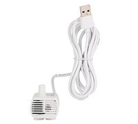 CHEOTIME Petite pompe de fontaine DC 3,5-9 V, mini pompe à eau submersible de 52,8 GPH pour aquarium, fontaine d'eau pour animaux domestiques, culture hydroponique, pompe de