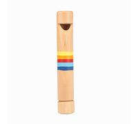 CHEOTIME Petites flûtes à Bec en Bois pour Tout-Petits, Apprentissage du Rythme, Instrument de Musique, éducation précoce, Jouets sonores pour Enfants d'âge préscolaire, Couleurs