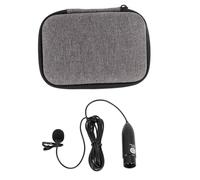CHEOTIME Phan Tom Power Ensemble de Microphones Cravate omnidirectionnels, 48 V, réduction du Bruit directionnelle, 3 Broches XLR Mono, Micro Revers pour Enregistrement vidéo,