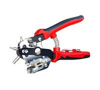 CHEOTIME Pince à perforer, pince à œillets en acier inoxydable de 185 mm avec forme en V pour une coupe propre, kit d'outils de perforation pour bâche en toile de cuir