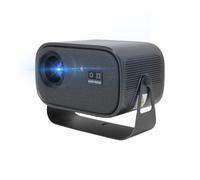 CHEOTIME Projecteur Intelligent avec WiFi et BT, HD 720P, Mise au Point Automatique et Son stéréo Keystone 3D, écran 120 Pouces, projecteur Portable avec télécommande pour Films