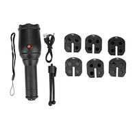 CHEOTIME Projecteur pour Enfants, Lampe de Poche LED, 4 Images de Dessin animé, Carte à Brancher sur Les Murs et Les plafonds, Lampe de Poche Interactive, Jouet pour Enfants, Cadeaux