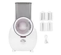 CHEOTIME Râpe à fromage électrique, trancheuse à légumes électrique rotative, broyeur électrique rechargeable avec 4 couteaux remplaçables pour fromage, carotte, pomme de terre, co