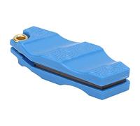 CHEOTIME Redresseur et Nettoyeur de Bas de Ligne 2 en 1 pour la pêche à la Mouche - Outil de Rangement en Plastique Rigide - Accessoire de pêche (Lisseur Bleu)