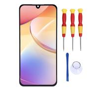 CHEOTIME Remplacement de l'écran pour 6 4G, Assemblage à écran Tactile téléphonique Affichage à LED Organique de 6,6 Pouces avec Prise en Charge des Empreintes digitales de Trame