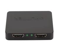 CHEOTIME Répartiteur HDMI 4K 1 entrée 2 Sorties, répartiteur HDMI Portable 1x2 alimenté pour Deux moniteurs, Prend en Charge Uniquement la Duplication/écrans Miroir Non étendus