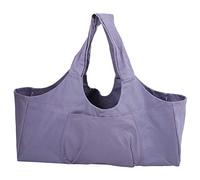 CHEOTIME Sac de Tapis de Yoga, Grande capacité, Paquet de Yoga surdimensionné, Fermetures éclair et Poches, Bagages, Rangement de vêtements de Fitness, Un Sac à bandoulière, Larges (Violette)