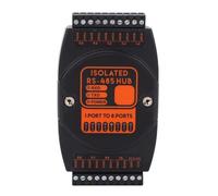 CheoTime Signal Repeater Hub 1 sur 8 Out Industrial Grade Expanseur de Port série 8 canaux avec isolement Optique pour Communication Stable
