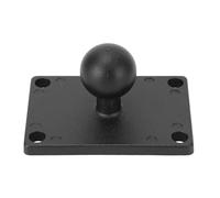 CHEOTIME Support à Bille de 1 Pouce, Base à Bille Universelle avec Plaque carrée AMPS à 4 Trous en Alliage d'aluminium Compatible avec Bras à Double Douille à Bille de Taille B de