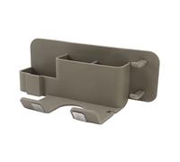 CHEOTIME Support Mural pour sèche-Cheveux, Support Mural Auto-adhésif pour lisseur de Cheveux, Support en Silicone pour sèche-Cheveux, Organisateur d'outils pour Armoire, Salle de (Grise)