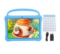 CHEOTIME Tablette de 10,1 Pouces de 10 Pouces, Tablette d'apprentissage éducatif Bluetooth avec 64 Go de Rangement Android 13 Double caméra Case de Protection de la caméra (Bouchon de l'UE)