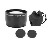 CHEOTIME Téléconvertre Téléconvertre 58 mm Verre Optique 2.0X Téléconvertre avec Corps en Aluminium, Magnification 2X du convertisseur de téléobjectif