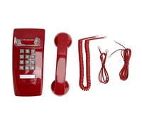 CHEOTIME Téléphone Mural rétro de Style Ancien, téléphones muraux rétro pour Ligne Fixe avec Sonnerie mécanique Forte, téléphone Mural Vintage avec Volume réglable pour Cuisine,