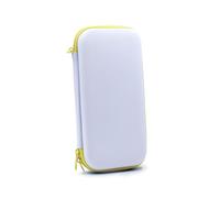 CHEOTIME Tragetasche für Spielekonsole, stoßdämpfende, kratzfeste Hartschalen-Aufbewahrungstasche mit Innenfutter, Kleine Fächer für Spielkarten, für Lite, Grün (Yellow)