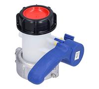CHEOTIME Vanne de vidange IBC 3 Pouces, Adaptateur de vidange à Filetage Grossier DN50, connecteur de vanne Papillon Robuste de Remplacement pour l'irrigation du Jardin