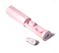 CHEOTIME Wireless Bluetooth 5.0 Earbuds, Stable Connection Active Noise Cancellation Handsfree Calling Sports in Ear Earphones Or Phone Tablet Sports Workout (Roseate)