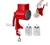 CHEPRIMAIRE DE FROMAGE ROTATION - Disque De Fromage Manuel Avec Poignée | Moulin Rotatif Multifonctionnel Pour Fromage, Noix, Chocolat | Couteau À Fromage De Cuisine Glisser Pour Le Fromage Dur Et Plu