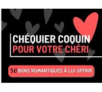 Chéquier coquin pour LUI: 50 bons romantiques à offrir à votre chéri | Coupons pour les couples | 30 chèques romantiques préremplis + 20 à compléter | Cadeau idéal anniversaire Noel St Valentin
