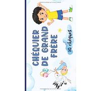 Chéquier de grand frère. 30 Chèques: Carnet de coupons original à Offrir à un futur grand Frère.