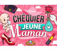 Chéquier Jeune Maman: Livre de 19 bons couleurs à offrir à une future maman | Kit de survie pour maman débutante | Cadeau de naissance rigolo pour une baby shower