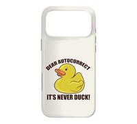 Cher Autocorrect, It's Never Duck! Funny Texting Fuck Meme Coque pour iPhone 17 Pro Max