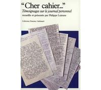 Cher cahier... Philippe Lejeune (Auteur)