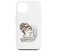 Cher Difficile et Parler en arrière Style Vintage Mignon Coque pour iPhone 13