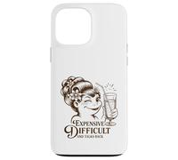 Cher Difficile et Parler en arrière Style Vintage Mignon Coque pour iPhone 13 Pro Max