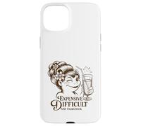 Cher Difficile et Parler en arrière Style Vintage Mignon Coque pour iPhone 15 Plus