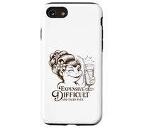 Cher Difficile et Parler en arrière Style Vintage Mignon Coque pour iPhone SE (2020) / 7/8