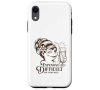 Cher Difficile et Parler en arrière Style Vintage Mignon Coque pour iPhone XR