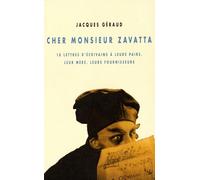 Cher monsieur zavatta - Jacques Géraud - Champ Vallon - broché - Roman