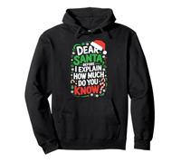 Cher Père Noël, Avant Que Je ne t'explique à Quel Point tu connais la Chemise de Noël Sweat à Capuche