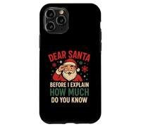 Cher Père Noël, Avant Que Je ne t'explique à Quel Point tu Sais Quoi de drôle Coque pour iPhone 11 Pro