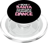 Cher Père Noël, ce n'était Pas Moi, Je suis Toujours au Dance Ballet Christmas PopSockets PopGrip pour MagSafe