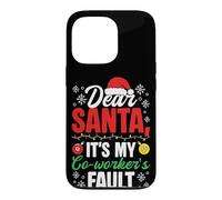 Cher Père Noël, C'est la faute de Mon collègue Coque pour iPhone 13 Pro