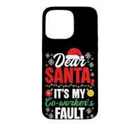 Cher Père Noël, C'est la faute de Mon collègue Coque pour iPhone 15 Pro Max