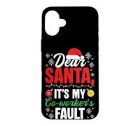 Cher Père Noël, C'est la faute de Mon collègue Coque pour iPhone 16 Plus