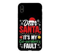 Cher Père Noël, C'est la faute de Mon collègue Coque pour iPhone XS Max