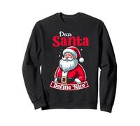 Cher Père Noël, définissez Nice Christmas, Santa Xmas Family Sweatshirt
