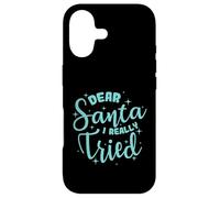 Cher Père Noël, J'Ai Vraiment essayé Noël Coque pour iPhone 17