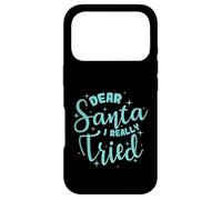 Cher Père Noël, J'Ai Vraiment essayé Noël Coque pour iPhone 17 Pro