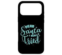 Cher Père Noël, J'Ai Vraiment essayé Noël Coque pour iPhone 17 Pro Max
