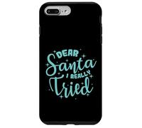 Cher Père Noël, J'Ai Vraiment essayé Noël Coque pour iPhone 7 Plus/8 Plus