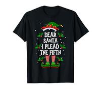 Cher Père Noël, Je plaide Le cinquième Pyjama Elfe de Noël T-Shirt