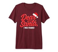 Cher Père Noël, j'étais Un Noël encadré T-Shirt Haut de Gamme